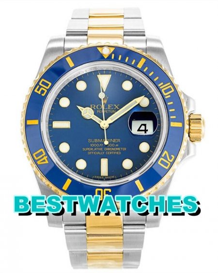 Cheap AAA Rolex Replica Best China Submariner Two Tone 116613LB
